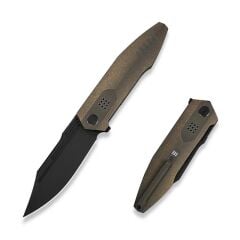 We Knife Limited Flight Line Bronze Titanium Handle Black Stonewashed Bohler M390 Blade Limited Edition (200 Pcs) Çakı