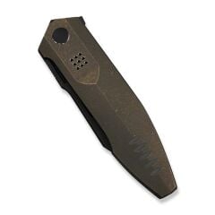 We Knife Limited Flight Line Bronze Titanium Handle Black Stonewashed Bohler M390 Blade Limited Edition (200 Pcs) Çakı