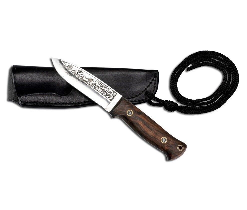 Bora 511 Survivor Kök Ceviz Sap Gravürlü Bıçak