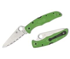 Spyderco Pasific Salt 2 Green Lightweight LC200N Spyderedge Çakı