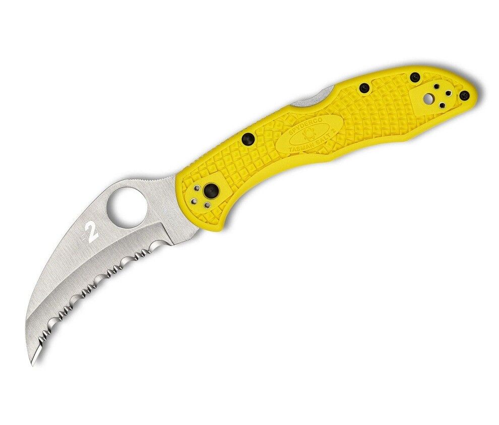 Spyderco Tasman Salt 2 Yellow Spyderedge Çakı