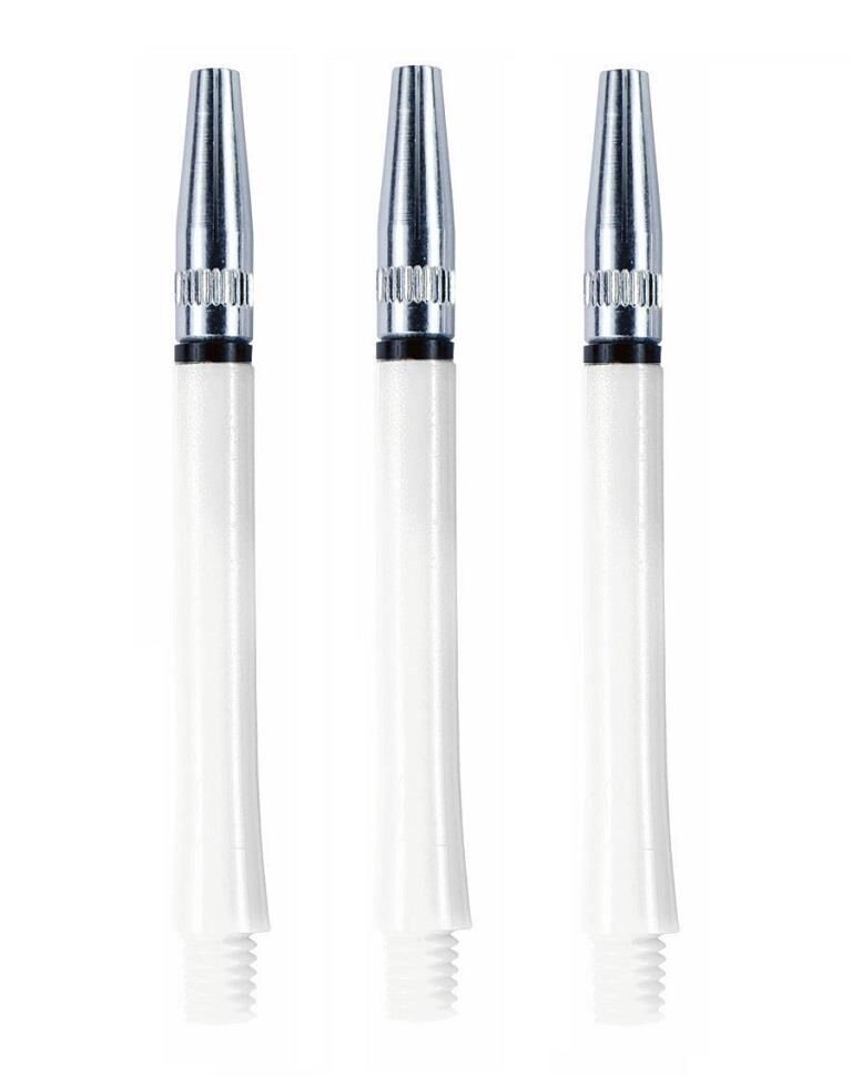 Winmau Nylon Revolving Dart Shafts Beyaz - Short
