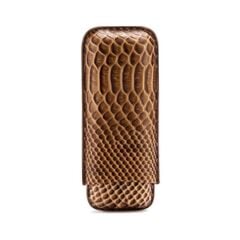 Cohiba Deri Puro Kılıfı 2'li 60Ring Kahverengi