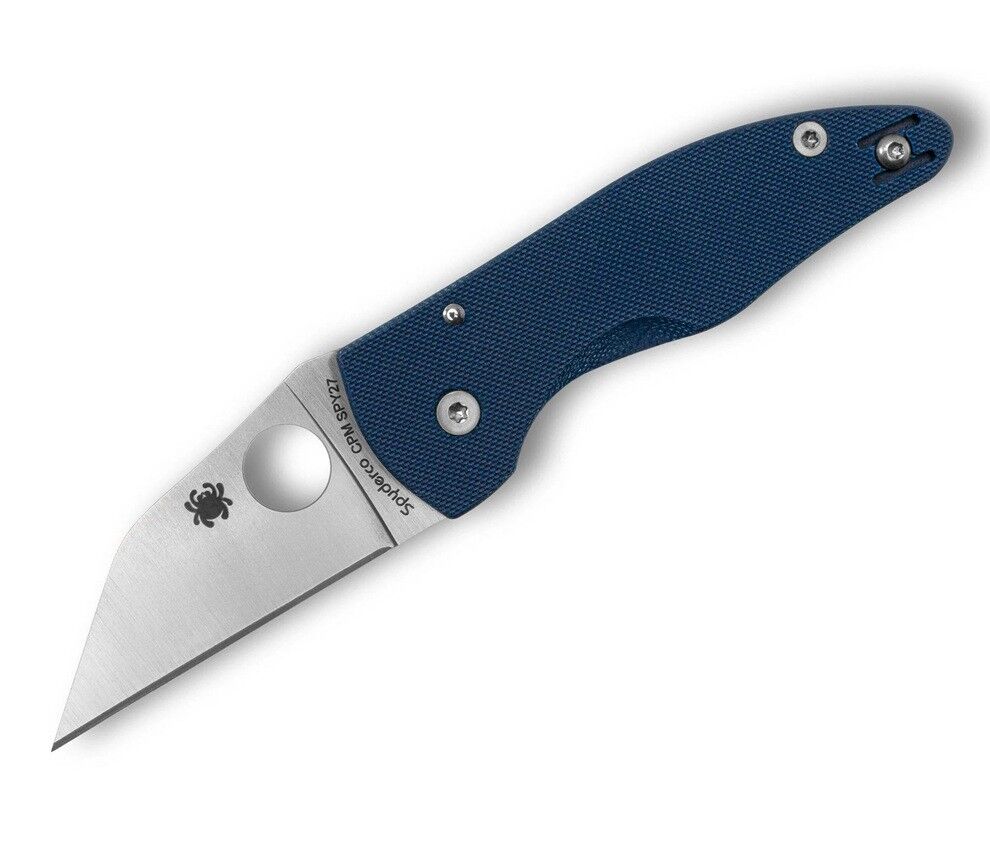 Spyderco Microjimbo Cobalt Blue G-10 CPM SPY27 Plainedge Çakı