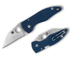Spyderco Microjimbo Cobalt Blue G-10 CPM SPY27 Plainedge Çakı