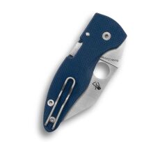 Spyderco Microjimbo Cobalt Blue G-10 CPM SPY27 Plainedge Çakı