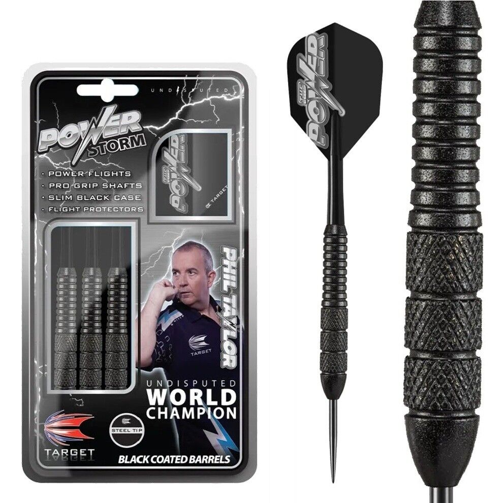 Target Power Storm Black Çelik Uçlu Dart Oku