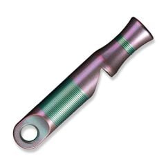 We Knife Purple Ti Whistle With 1PC Brown Paracord Düdük