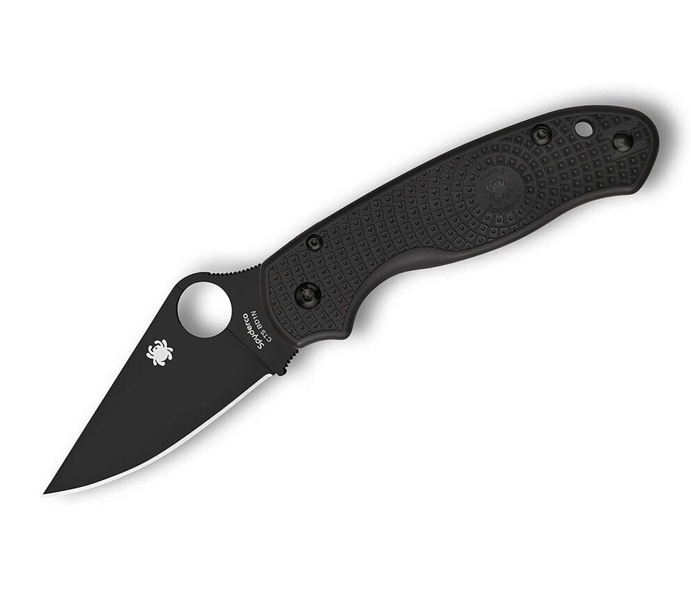 Spyderco Para 3 Black Lightweight Black Blade Plainedge Çakı