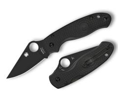 Spyderco Para 3 Black Lightweight Black Blade Plainedge Çakı