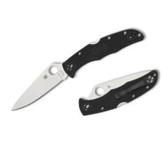 Spyderco Endura 4 Black Lightweight Flat Ground Plainedge Çakı