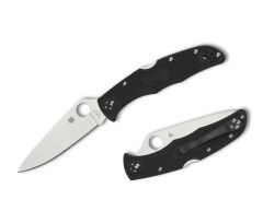 Spyderco Endura 4 Black Lightweight Flat Ground Plainedge Çakı
