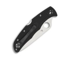 Spyderco Endura 4 Black Lightweight Flat Ground Plainedge Çakı