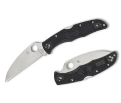 Spyderco Endura 4 Black Lightweight Wharncliffe Plainedge Çakı