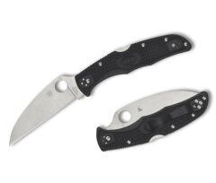Spyderco Endura 4 Black Lightweight Wharncliffe Plainedge Çakı