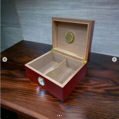Angelo Cedar Higrometreli Humidor Kahverengi Puro Kutusu 30's