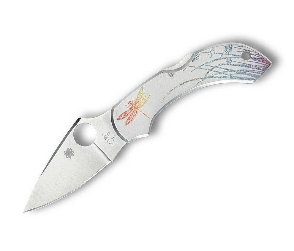 Spyderco Dragonfly Tattoo Stainless  Plainedge Çakı