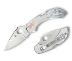 Spyderco Dragonfly Tattoo Stainless  Plainedge Çakı