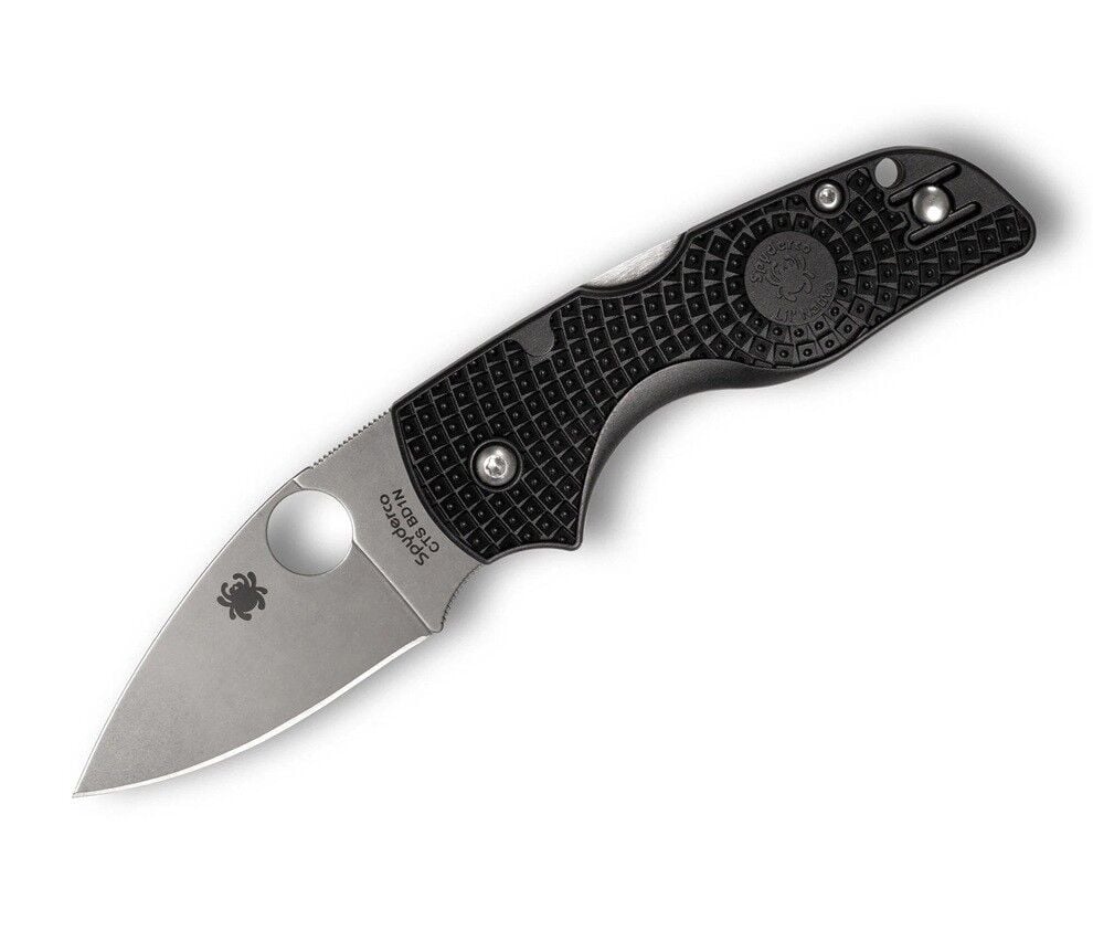 Spyderco Lil Native  Black Lightweight Plainedge Çakı