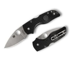 Spyderco Lil Native  Black Lightweight Plainedge Çakı