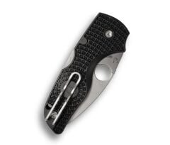 Spyderco Lil Native  Black Lightweight Plainedge Çakı