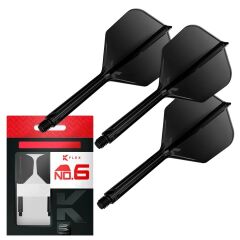 Target K-Flex No.6 Flight & Shaft Siyah - Intermediate