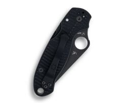 Spyderco 3 Salt Black G-10 CPM Magnacut Black Blade Plainedge Çakı