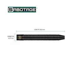 Winmau Sabotage Onyx 22gr %90 Tungsten Siyah Dart Oku