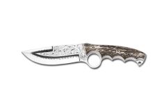 Bora 508 Wild Boar Boynuz Sap Gravürlü Bıçak