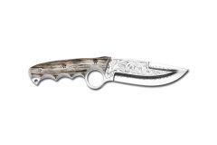 Bora 508 Wild Boar Boynuz Sap Gravürlü Bıçak