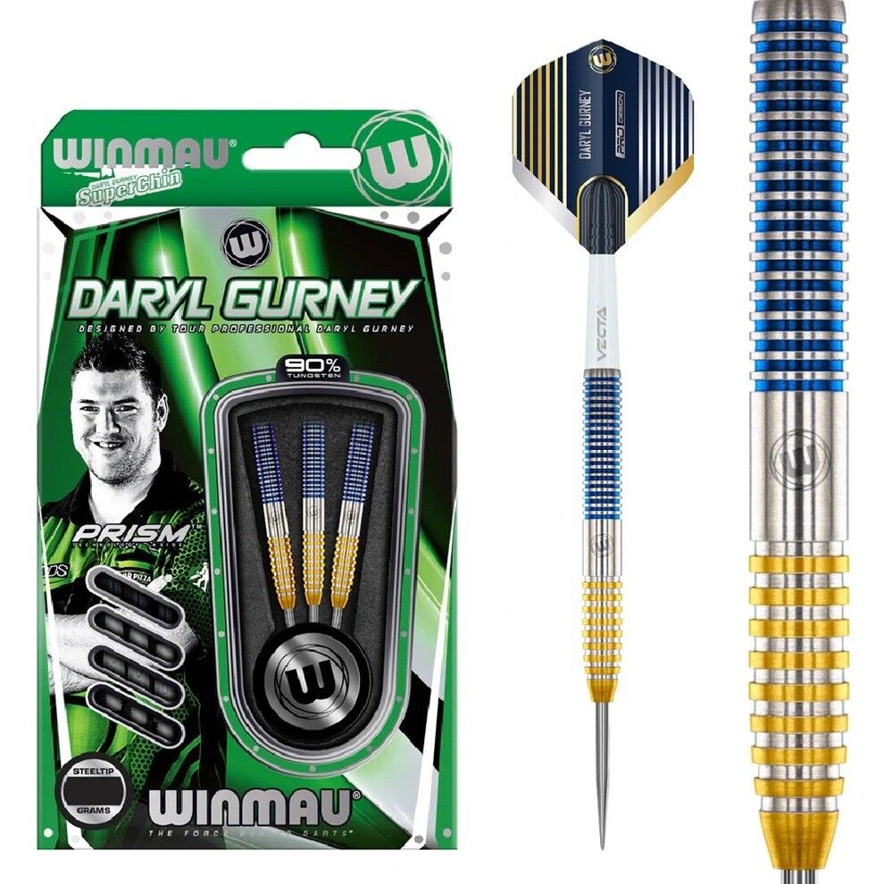 Winmau Daryl Gurney SC 1.0 Series %90 Tungsten Çelik Uçlu Dart Oku