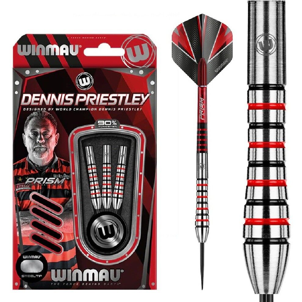 Winmau Dennis Priestley %90 Tungsten Çelik Uçlu Dart Oku