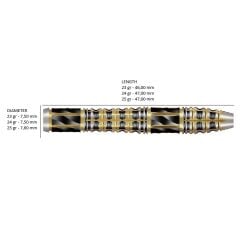 Shot Alchemy Auro % 95 Tungsten Çelik Uçlu Dart Oku