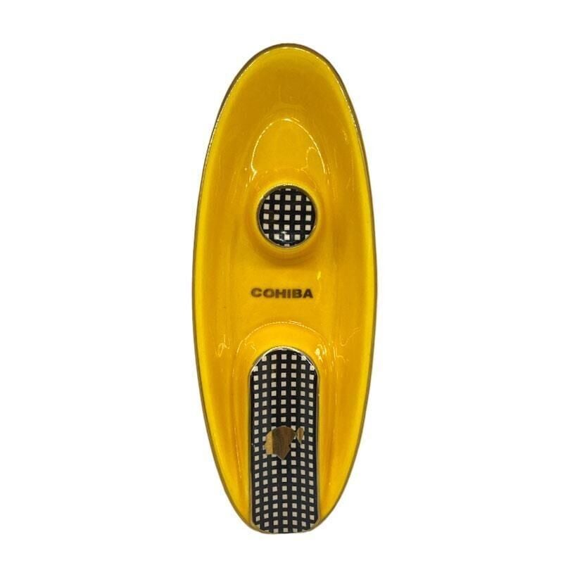 Cohiba Boat Seramik Sarı Puro Küllüğü Tekli