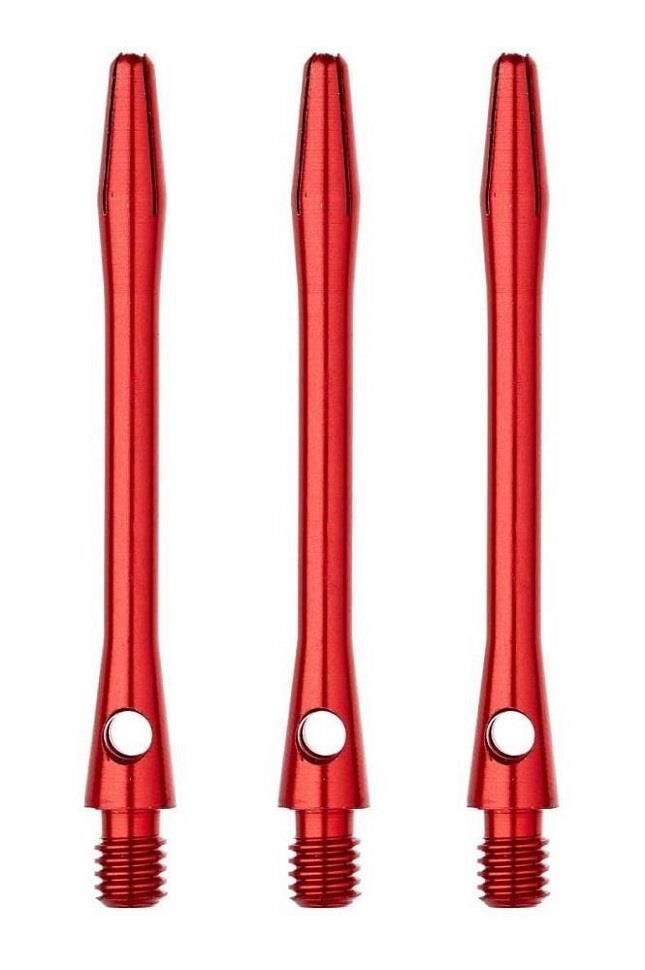 Winmau Anodised Aluminium Shafts Extra Short - Kırmızı