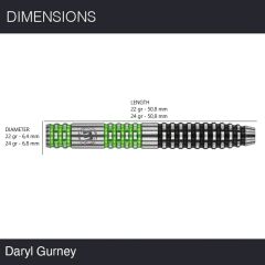 Winmau Daryl Gurney 24gr Dart Oku