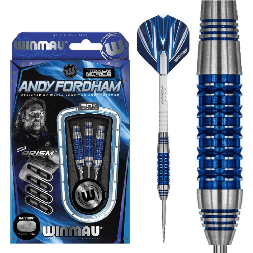 Winmau Andy Fordham %90 Tungsten 24 gr Dart Oku