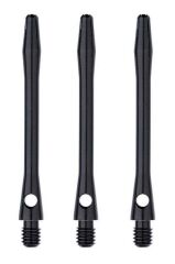 Winmau Anodised Aluminium Shafts Extra Short - Siyah