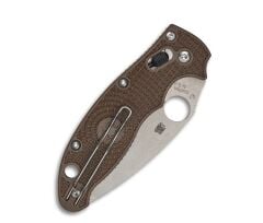 Spyderco SP Manix 2 Brown Lightweight CPM 15V PlainEdge Çakı