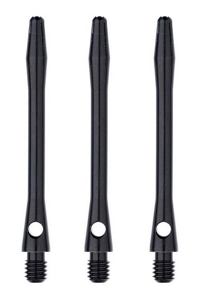 Winmau Anodised Aluminium Shafts Siyah - Short
