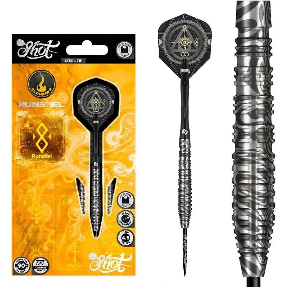 Shot Alchemy Runstel % 90 Tungsten Çeik Uçlu Dart Oku
