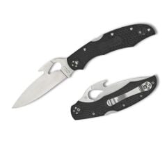 Spyderco BYRD Cara Cara 2 Black Lightweight Emerson Opener PlainEdge Çakı