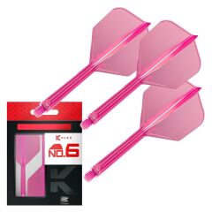 Target K-Flex No.6 Flight & Shaft Pembe - Intermediate