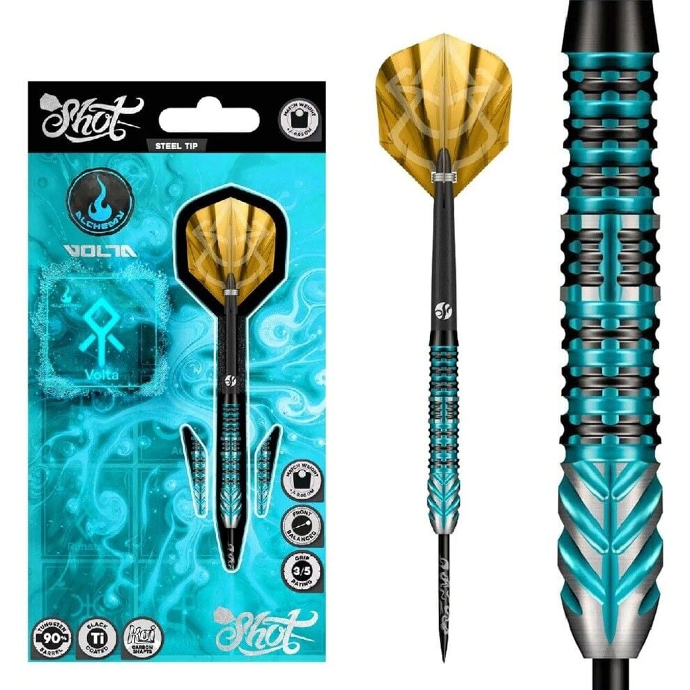 Shot Alchemy Volta % 90 Tungsten Çelik Uçlu Dart Oku