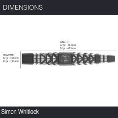Winmau Simon Whitlock Atomised %90 Tungsten Çelik Uçlu Dart Oku