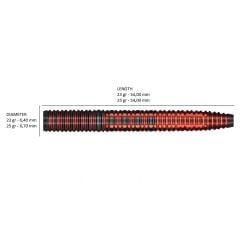 Shot Pro Series Bradley Brooks % 90 Tungsten Çelik Uçlu Dart Oku
