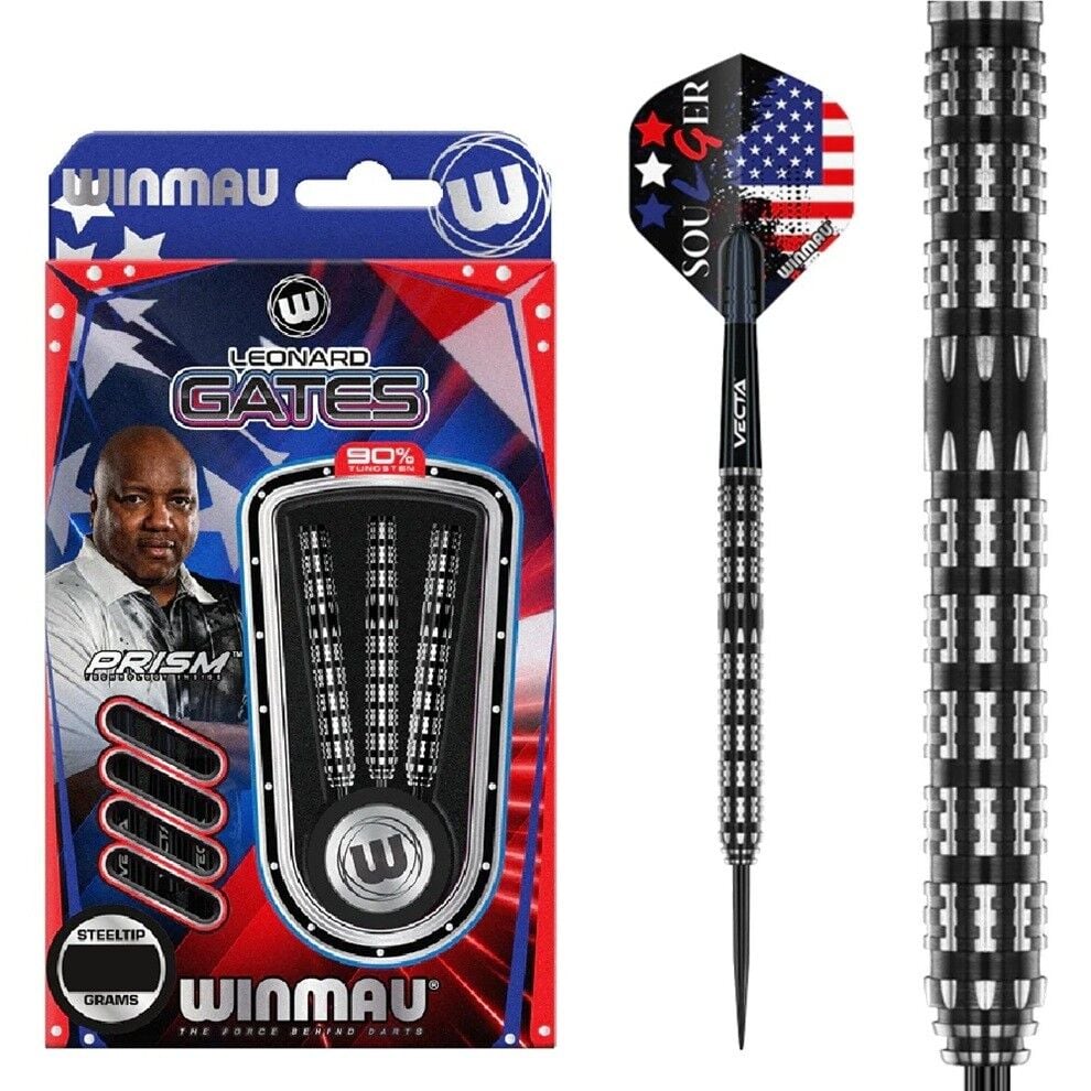 Winmau Leonard Gates %90 Tungsten Çelik Uçlu Dart Oku