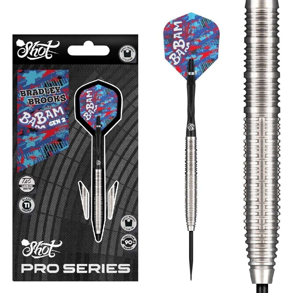 Shot Pro Series Bradley Brooks Gen 2 % 90 Tungsten Çelik Uçlu Dart Oku