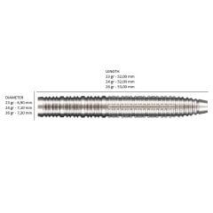 Shot Pro Series Bradley Brooks Gen 2 % 90 Tungsten Çelik Uçlu Dart Oku