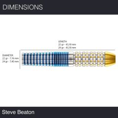 Winmau Steve Beaton Legacy Edition %90 Tungsten Çelik Uçlu Dart Oku